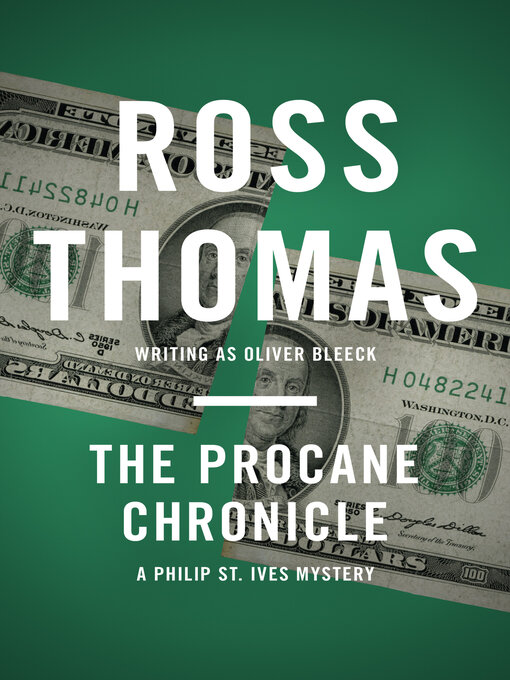 Title details for Procane Chronicle by Ross  Thomas - Available